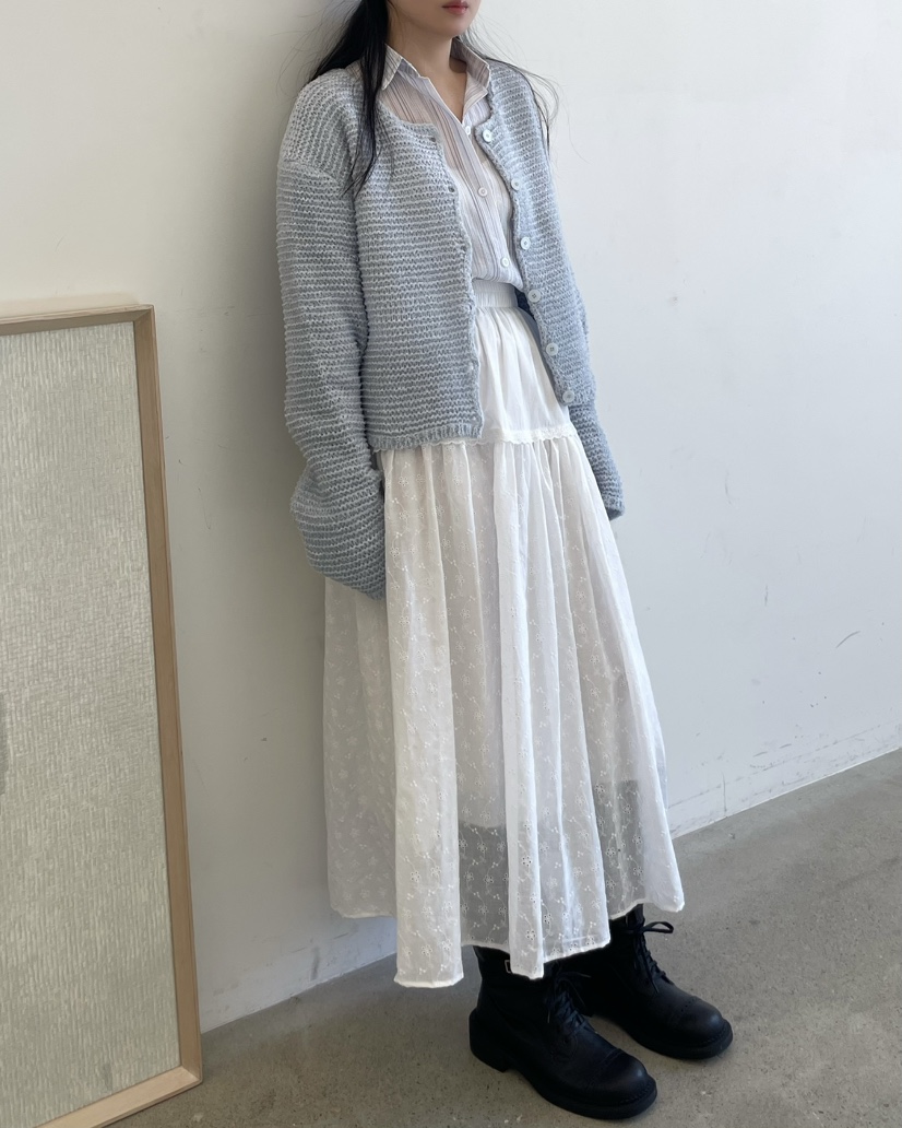 ALLVIBE韓國東大門直郵女士新品職業人氣熱賣26春夏長裙棉ALLVIBE長裙