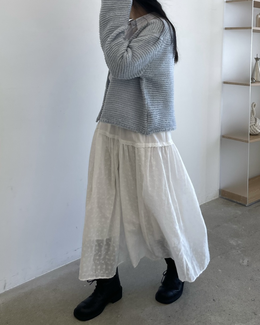 ALLVIBE韓國東大門直郵女士新品職業人氣熱賣26春夏長裙棉ALLVIBE長裙