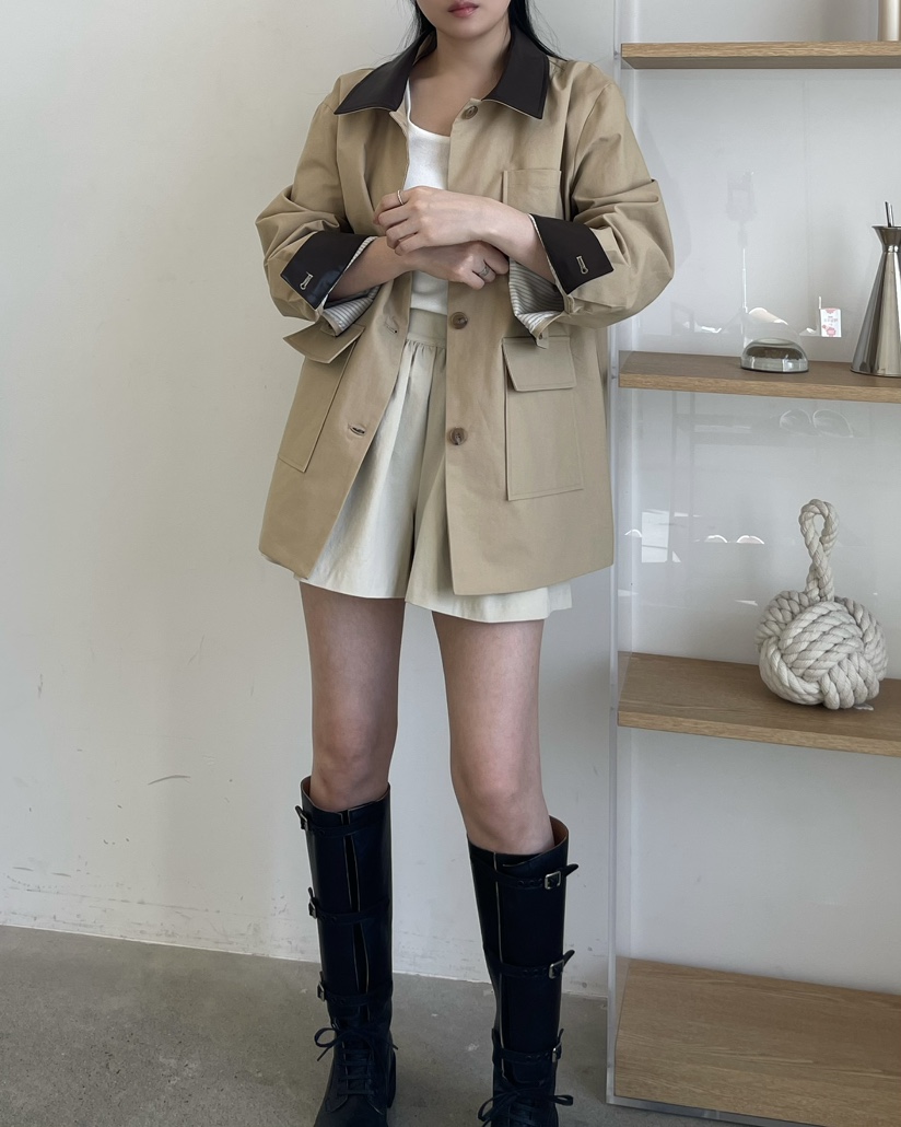 ALLVIBE韓國直郵實拍女裝新款26春夏推薦人氣熱賣時尚夾克ALLVIBE夾克