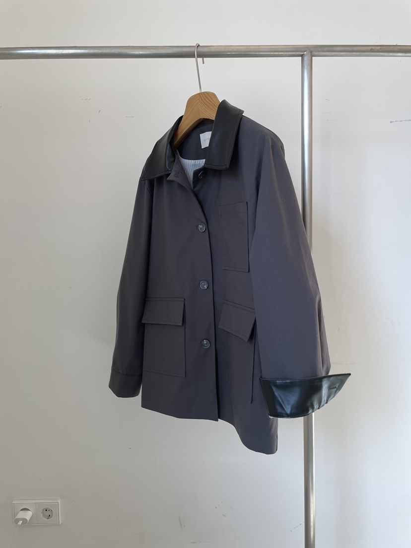 ALLVIBE韓國直郵實拍女裝新款26春夏推薦人氣熱賣時尚夾克ALLVIBE夾克圖色1