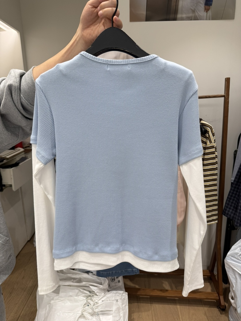 BIEN GARDER韓國直郵女裝新款休閑人氣職業熱賣推薦長袖T恤BIEN GARDER長袖T恤