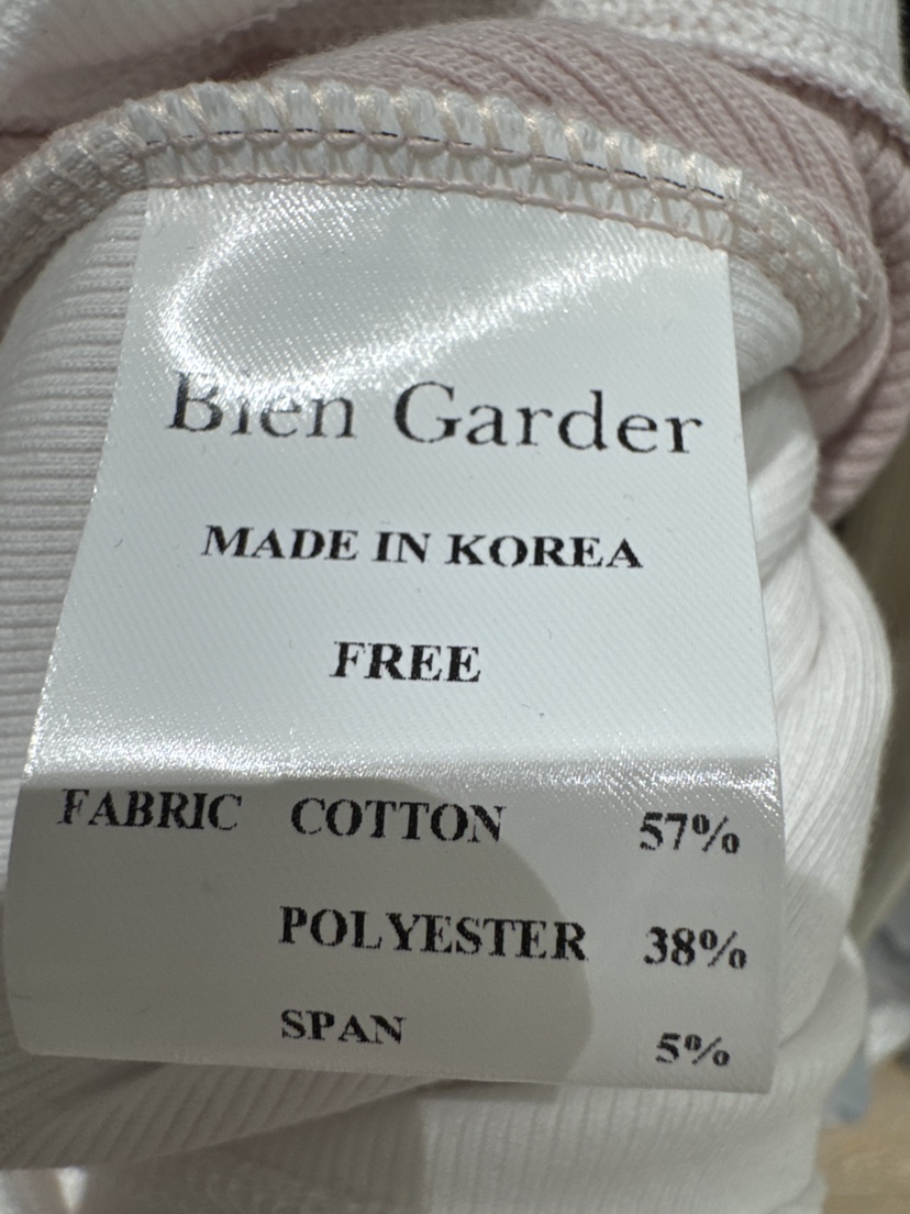 BIEN GARDER韓國直郵女裝新款休閑人氣職業熱賣推薦長袖T恤BIEN GARDER長袖T恤