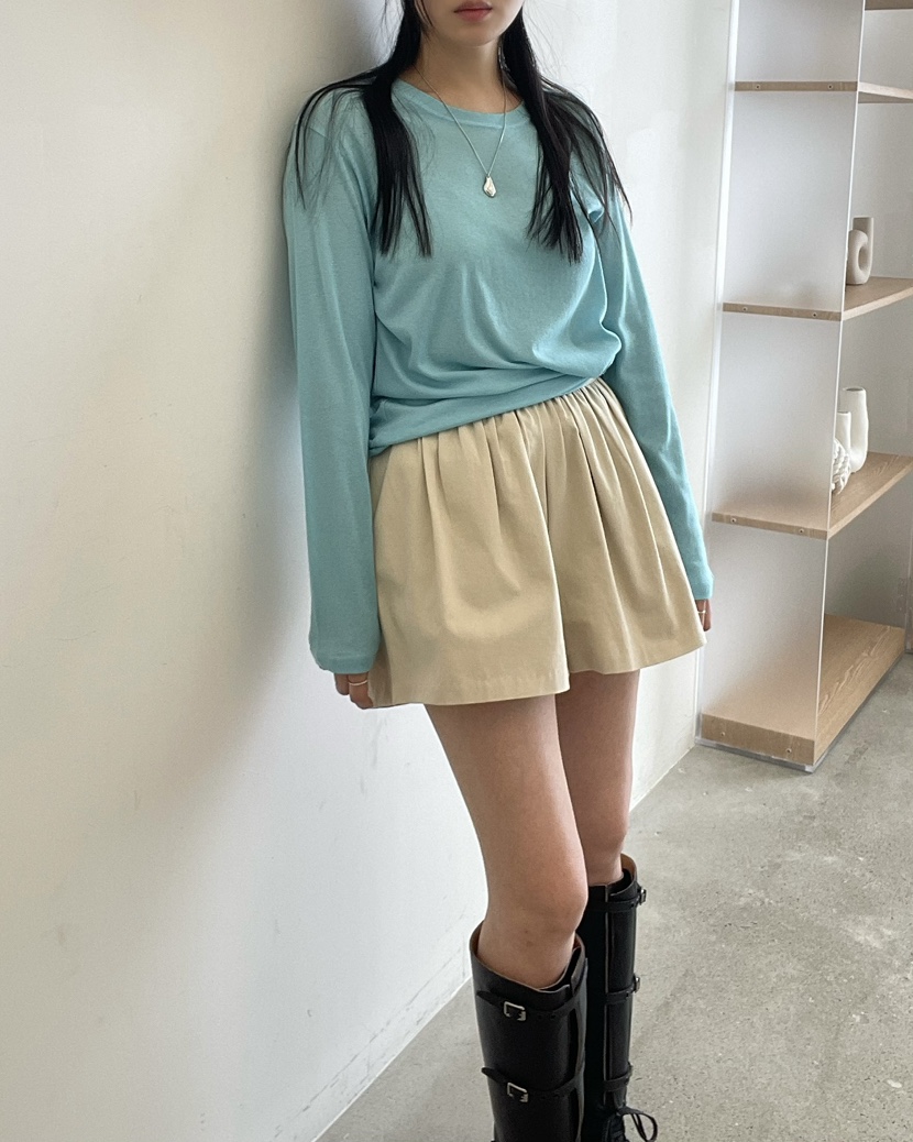 ALLVIBE韓國代購女士新品休閑人氣時尚26春夏長袖T恤天絲ALLVIBE長袖T恤