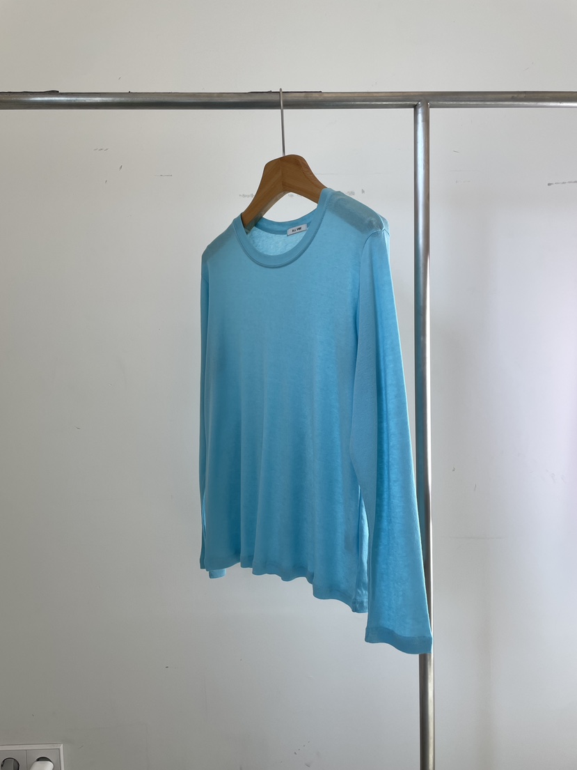 ALLVIBE韓國代購女士新品休閑人氣時尚26春夏長袖T恤天絲ALLVIBE長袖T恤圖色3