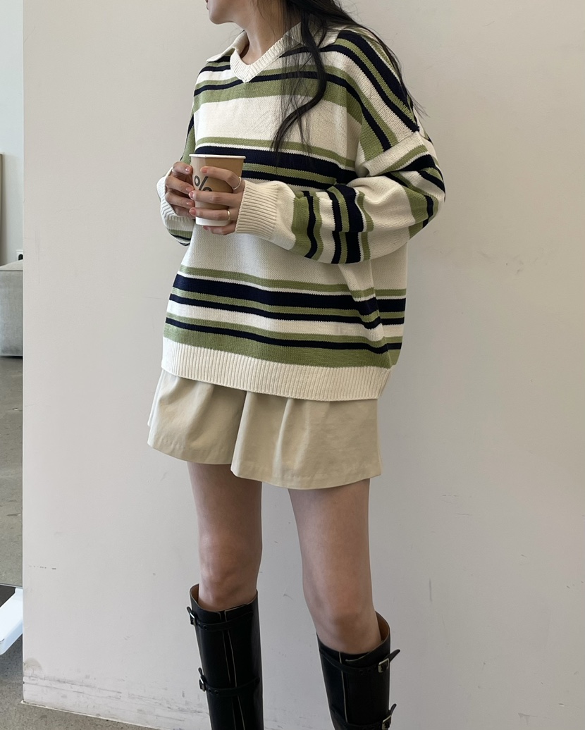 ALLVIBE韓國東大門代購女士新款休閑推薦熱賣時尚26春夏針織衫ALLVIBE針織衫