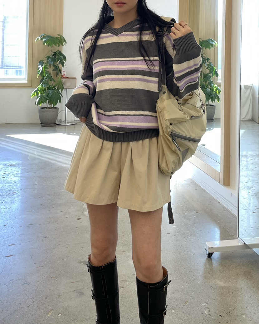 ALLVIBE韓國東大門代購女士新款休閑推薦熱賣時尚26春夏針織衫ALLVIBE針織衫