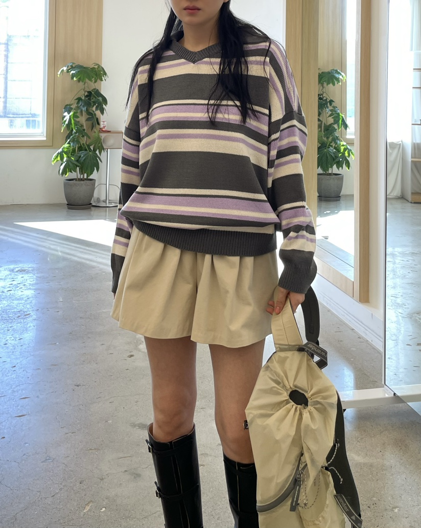 ALLVIBE韓國東大門代購女士新款休閑推薦熱賣時尚26春夏針織衫ALLVIBE針織衫