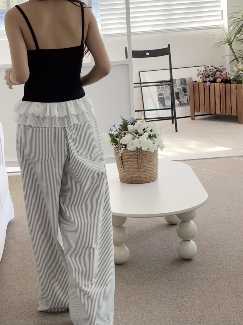 BUTTER-P韓國東大門直郵女士新款職業時尚熱賣休閑褲寬松BUTTER-P休閑褲