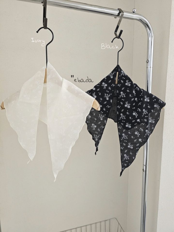 EBADA韓國東大門代購女士新款休閑26春夏時尚圍巾披肩花朵EBADA圍巾/披肩