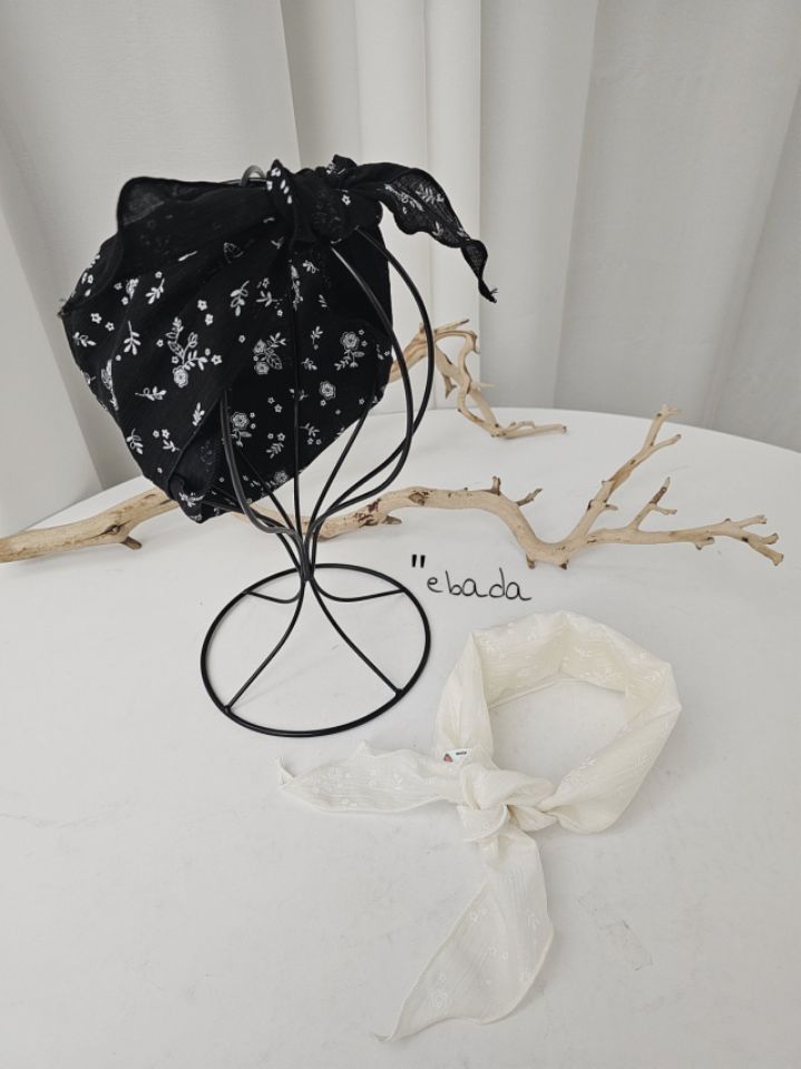 EBADA韓國東大門代購女士新款休閑26春夏時尚圍巾披肩花朵EBADA圍巾/披肩