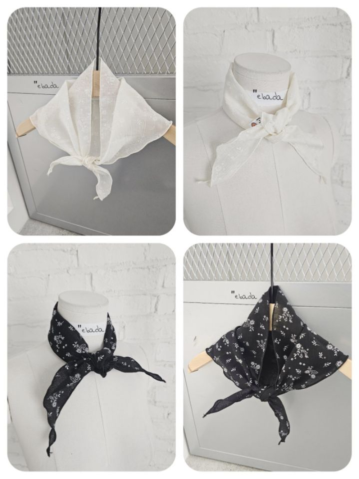 EBADA韓國東大門代購女士新款休閑26春夏時尚圍巾披肩花朵EBADA圍巾/披肩