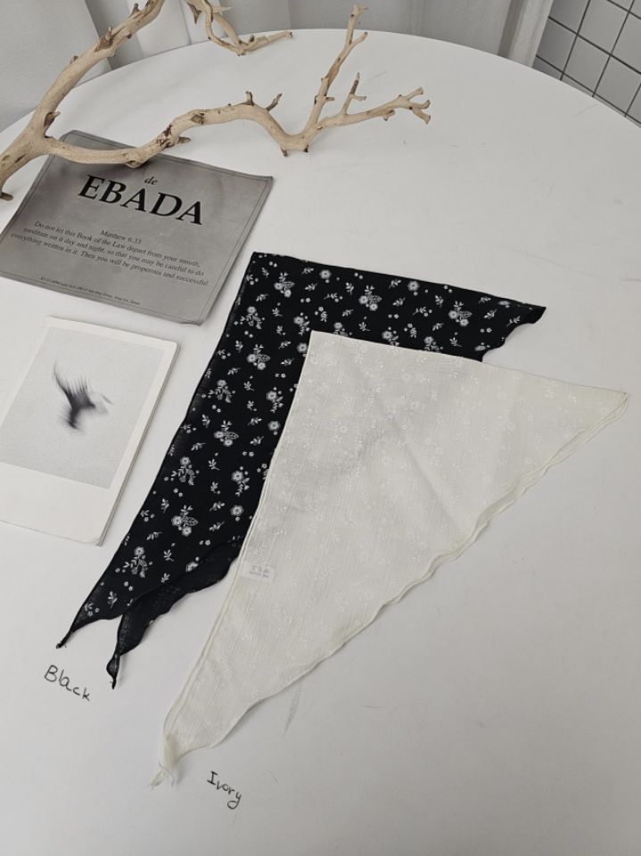 EBADA韓國東大門代購女士新款休閑26春夏時尚圍巾披肩花朵EBADA圍巾/披肩