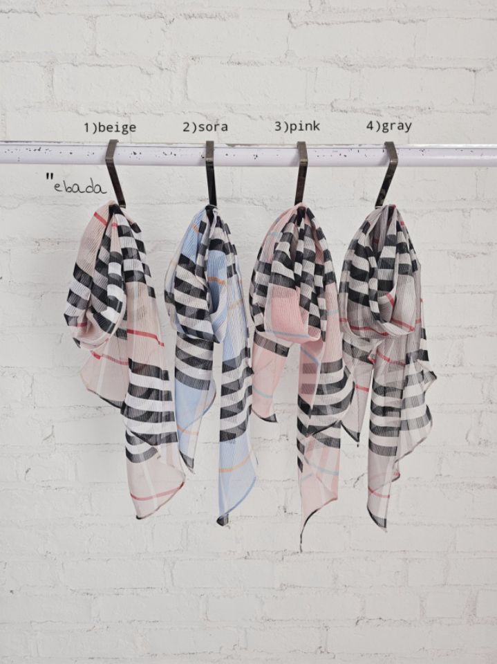 EBADA韓國直郵實拍女裝新品人氣熱賣推薦職業26春夏圍巾披肩EBADA圍巾/披肩