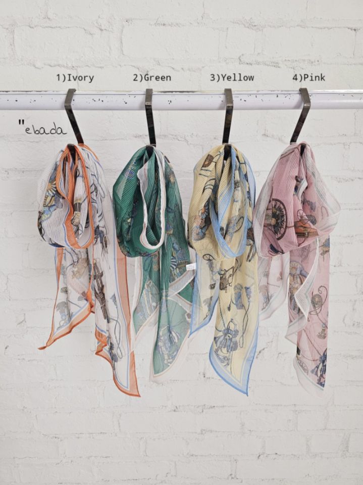 EBADA韓國直郵實拍女士新款人氣26春夏熱賣時尚職業圍巾披肩EBADA圍巾/披肩