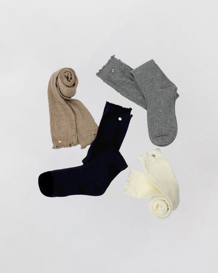 ROOKIE BUD韓國直郵女士新款休閑熱賣時尚26春夏襪子寬松ROOKIE BUD-P襪子