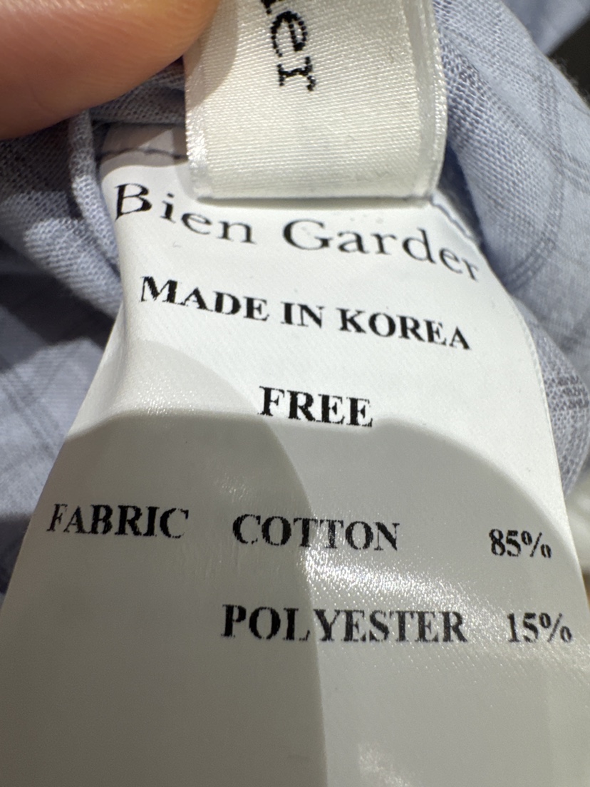 BIEN GARDER韓國直郵女裝新品休閑推薦人氣職業襯衫蕾絲衫BIEN GARDER襯衫/蕾絲衫