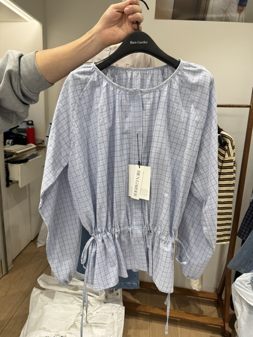 BIEN GARDER韓國直郵女裝新品休閑推薦人氣職業襯衫蕾絲衫BIEN GARDER襯衫/蕾絲衫圖色2