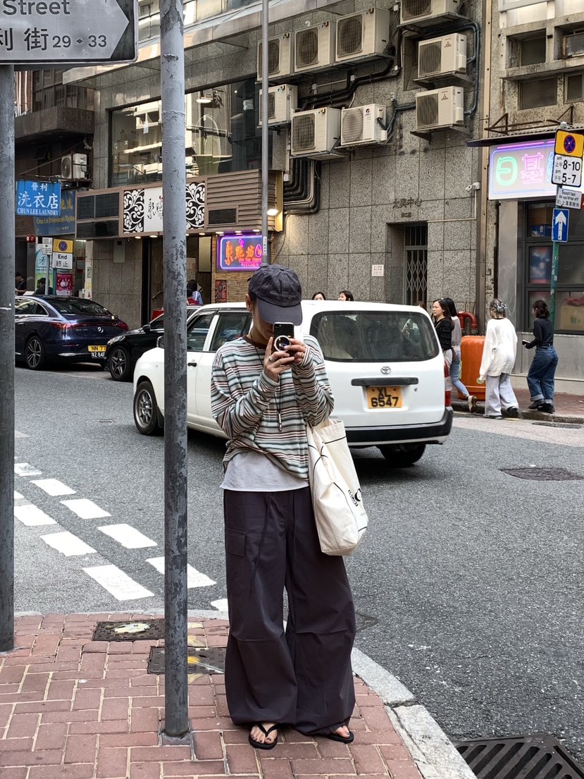 ROMANTICIZE韓國東大門代購女士新款時尚長袖T恤寬松條紋ROMANTICIZE長袖T恤