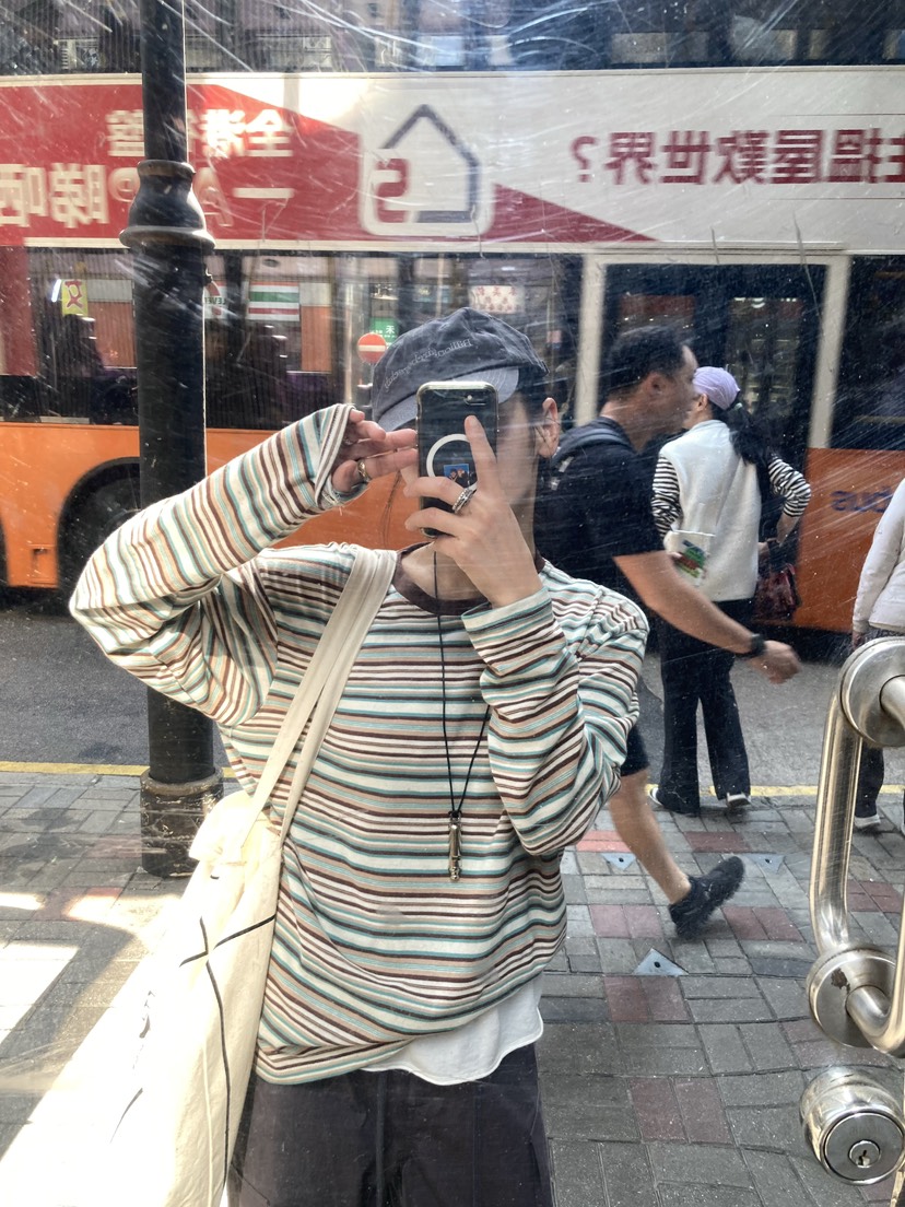 ROMANTICIZE韓國東大門代購女士新款時尚長袖T恤寬松條紋ROMANTICIZE長袖T恤