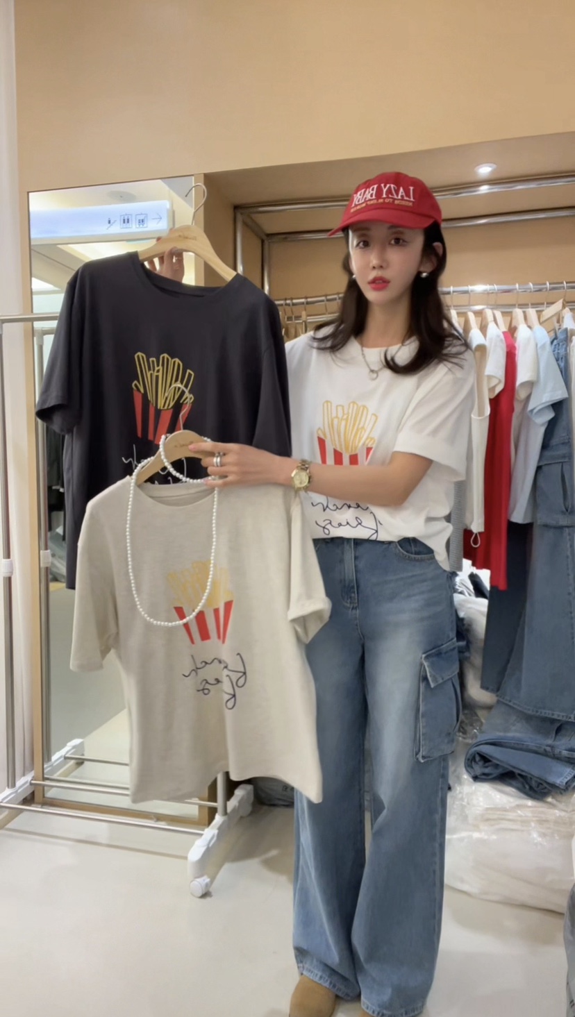 BOUND.A韓國直郵實拍女士新款人氣時尚熱賣26春夏推薦T恤BOUND.AT恤