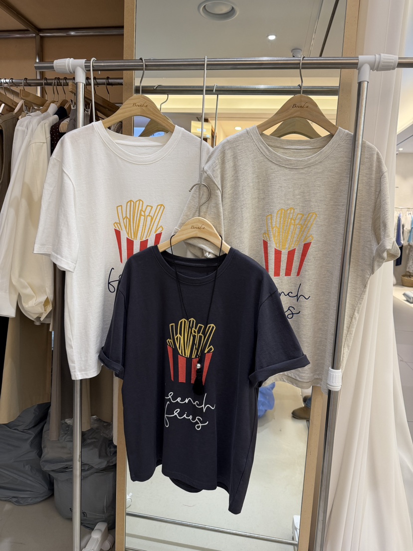 BOUND.A韓國直郵實拍女士新款人氣時尚熱賣26春夏推薦T恤BOUND.AT恤