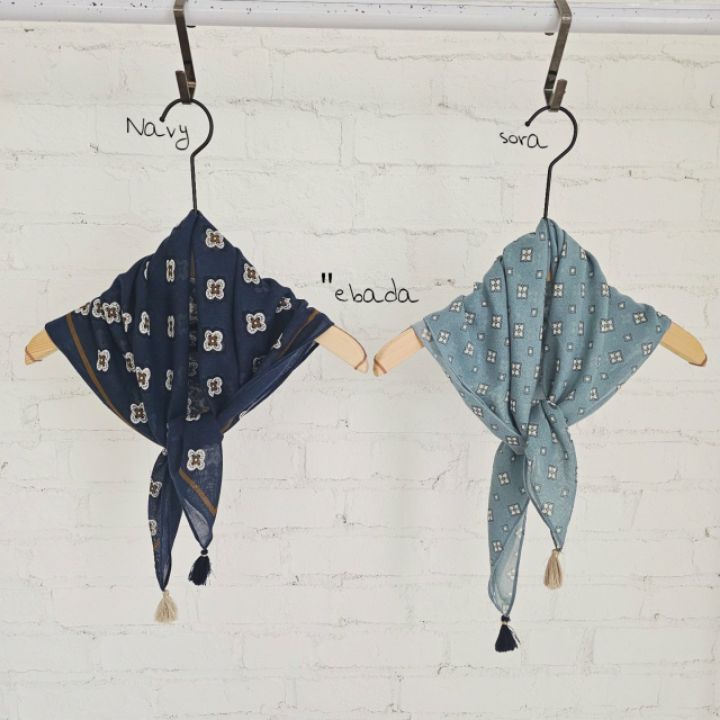 EBADA韓國直郵女士新款26春夏人氣時尚休閑熱賣圍巾披肩流蘇EBADA圍巾/披肩