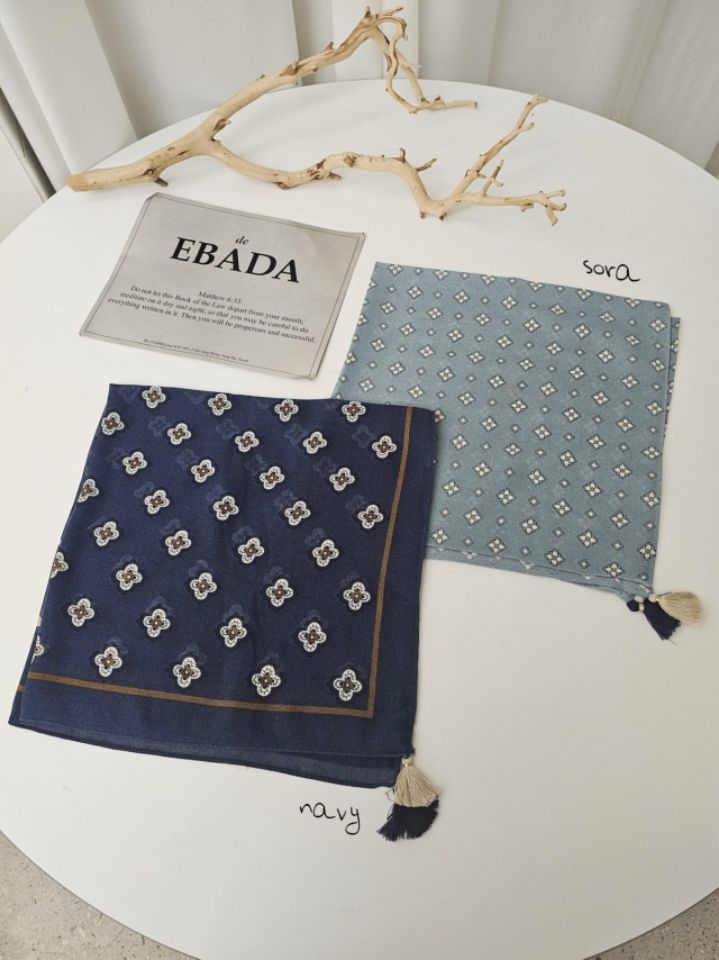 EBADA韓國直郵女士新款26春夏人氣時尚休閑熱賣圍巾披肩流蘇EBADA圍巾/披肩