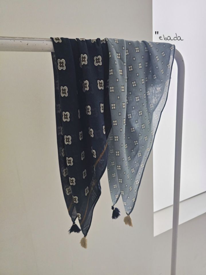 EBADA韓國直郵女士新款26春夏人氣時尚休閑熱賣圍巾披肩流蘇EBADA圍巾/披肩