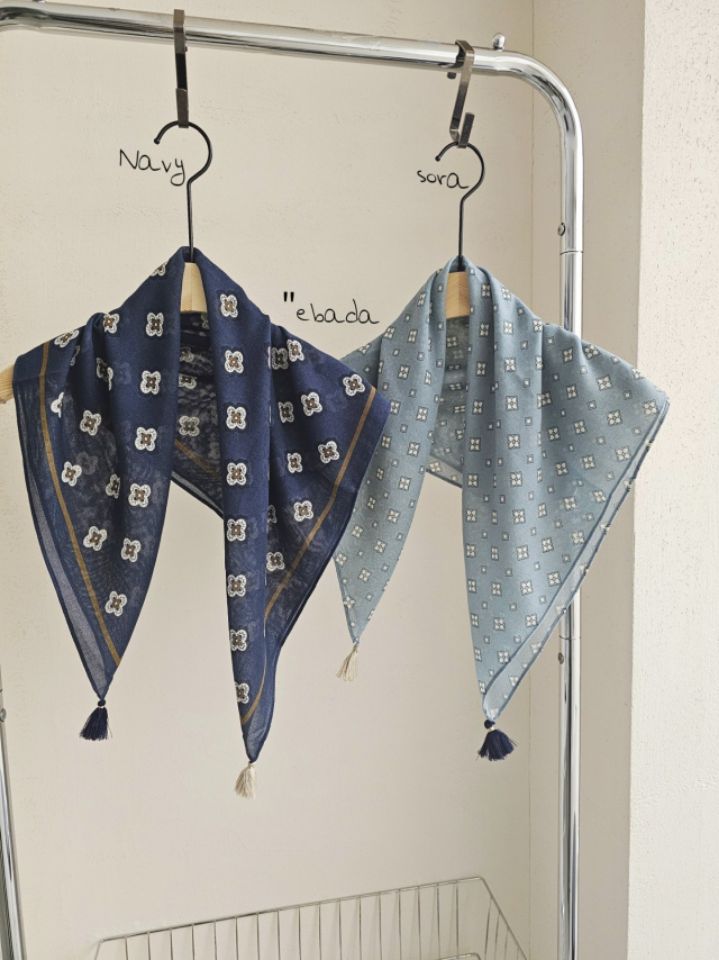 EBADA韓國直郵女士新款26春夏人氣時尚休閑熱賣圍巾披肩流蘇EBADA圍巾/披肩