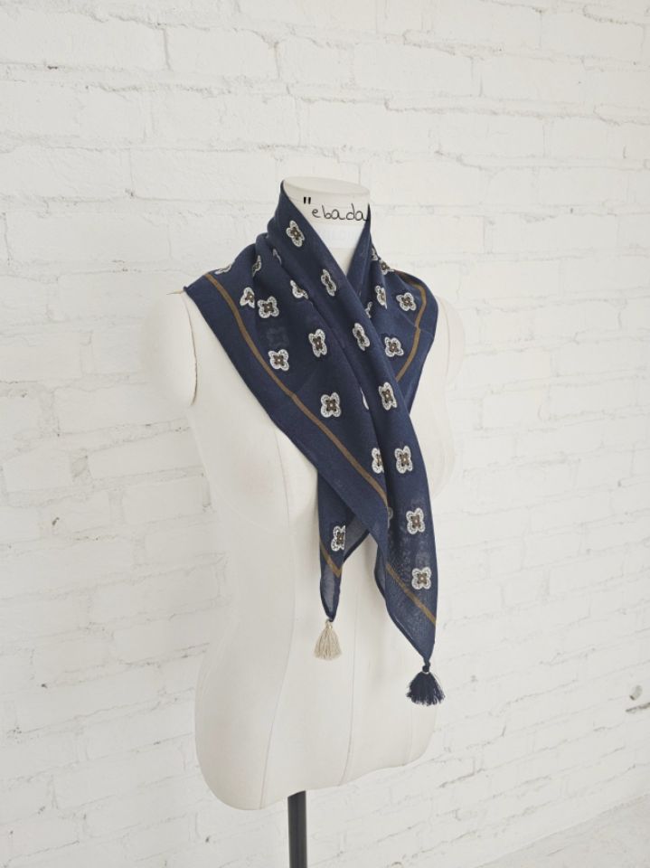 EBADA韓國直郵女士新款26春夏人氣時尚休閑熱賣圍巾披肩流蘇EBADA圍巾/披肩圖色2