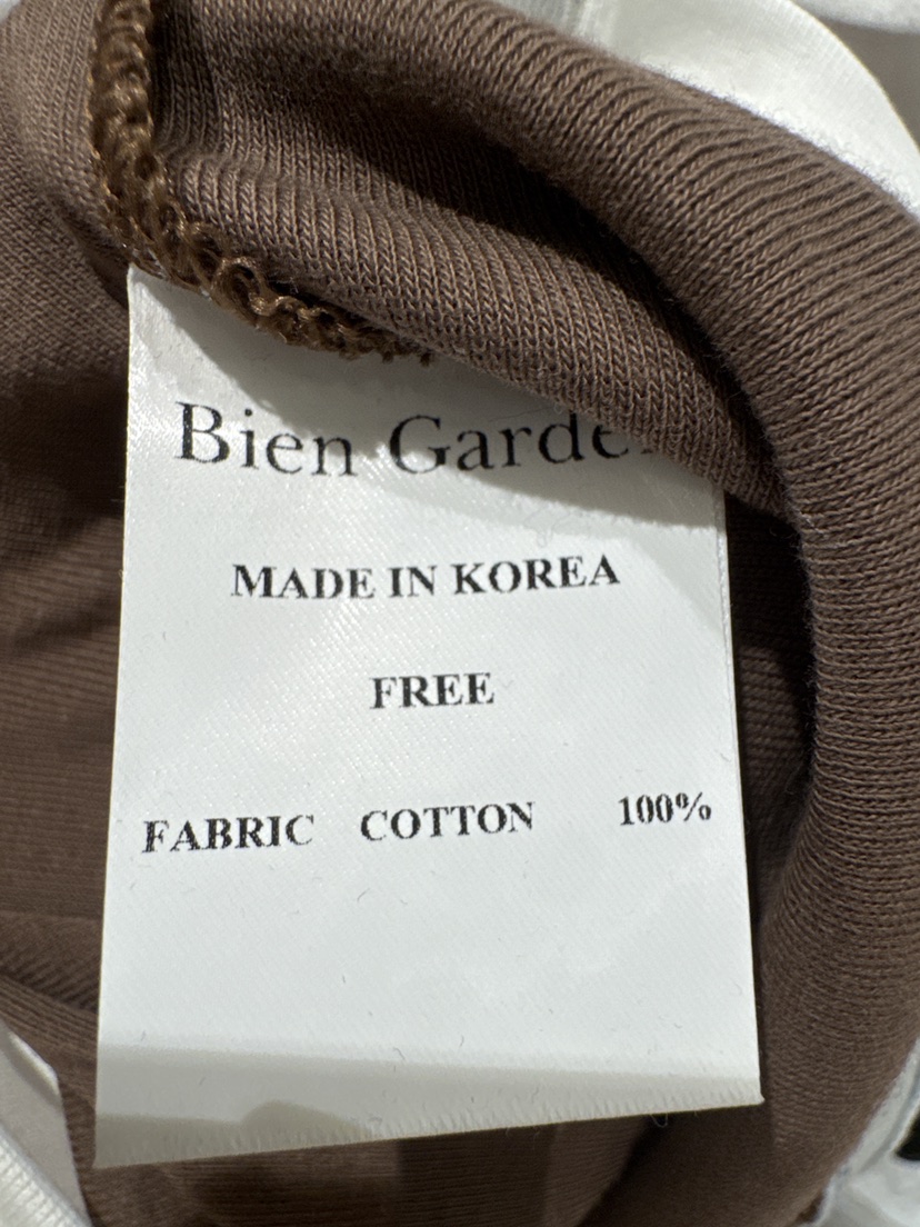BIEN GARDER韓國東大門直郵女士新品26春夏推薦職業休閑T恤BIEN GARDERT恤