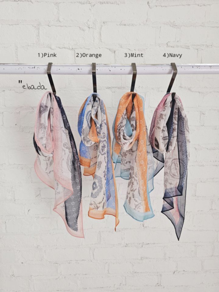 EBADA韓國代購女裝新款職業人氣時尚推薦26春夏圍巾披肩紐扣EBADA圍巾/披肩