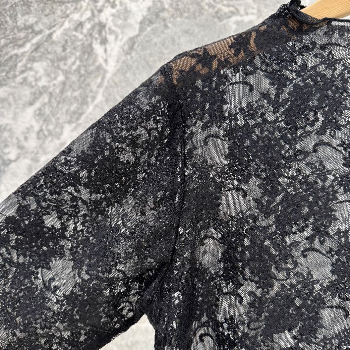 ROOKIE BUD韓國直郵實拍女裝新款熱賣時尚長袖T恤花朵透明ROOKIE BUD-P長袖T恤