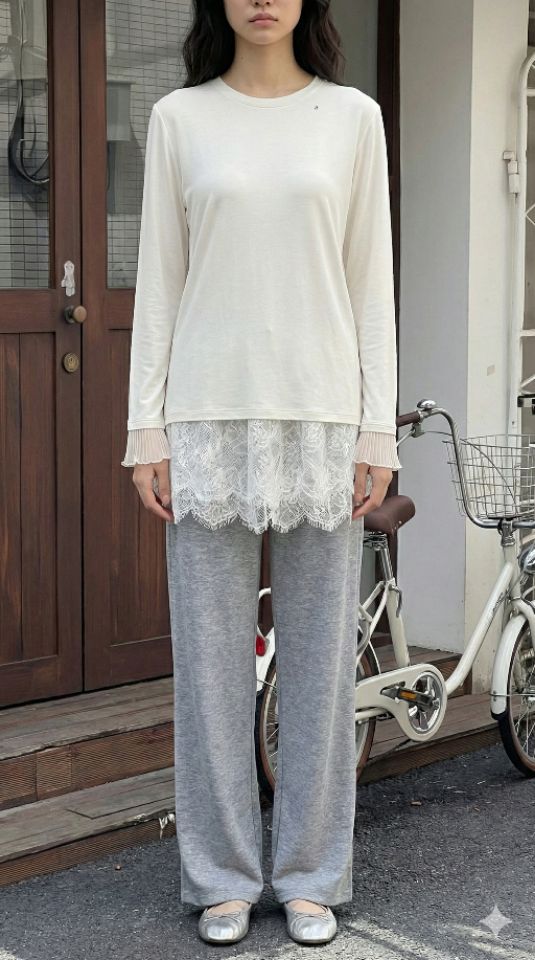 ROOKIE BUD韓國直郵女裝新品人氣推薦時尚職業熱賣長袖T恤ROOKIE BUD-P長袖T恤