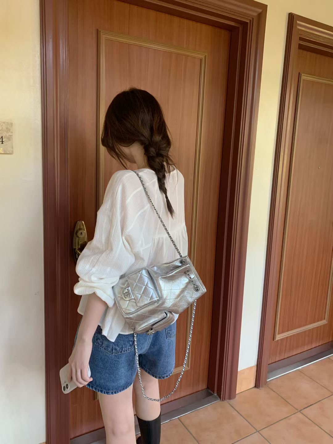 MELLOUNGE-멜라운지-T韓國直郵女裝新款推薦襯衫蕾絲衫MELLOUNGE-2件起襯衫/蕾絲衫