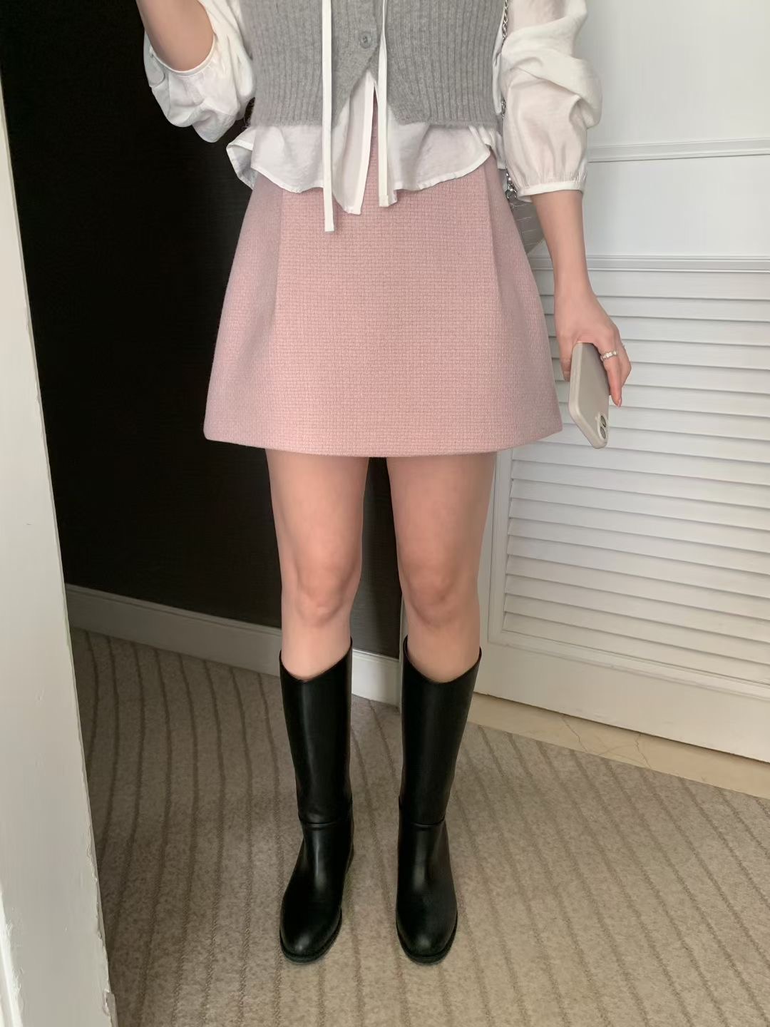 MELLOUNGE-멜라운지-T韓國東大門代購女裝新款熱賣短裙MELLOUNGE-2件起短裙