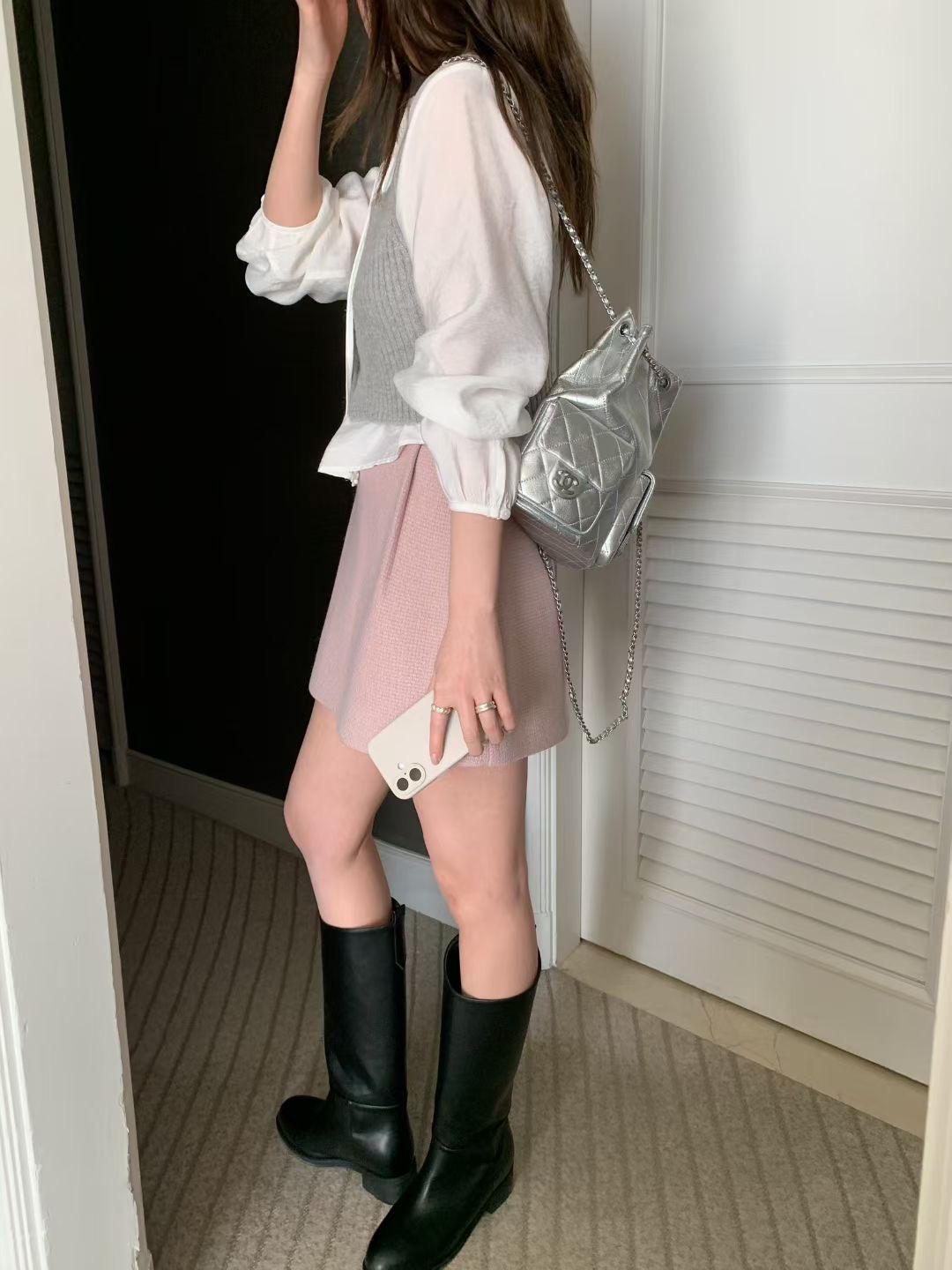 MELLOUNGE-멜라운지-T韓國東大門代購女裝新款熱賣短裙MELLOUNGE-2件起短裙