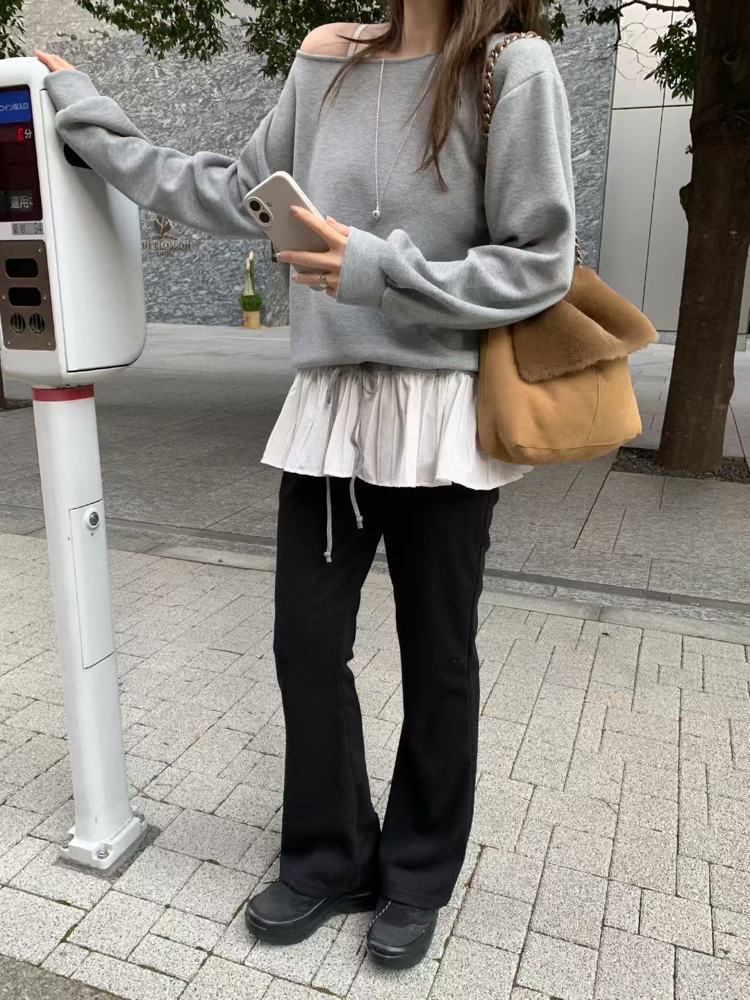 MELLOUNGE-멜라운지-T韓國直郵實拍女裝新品時尚休閑褲MELLOUNGE-2件起休閑褲圖色2