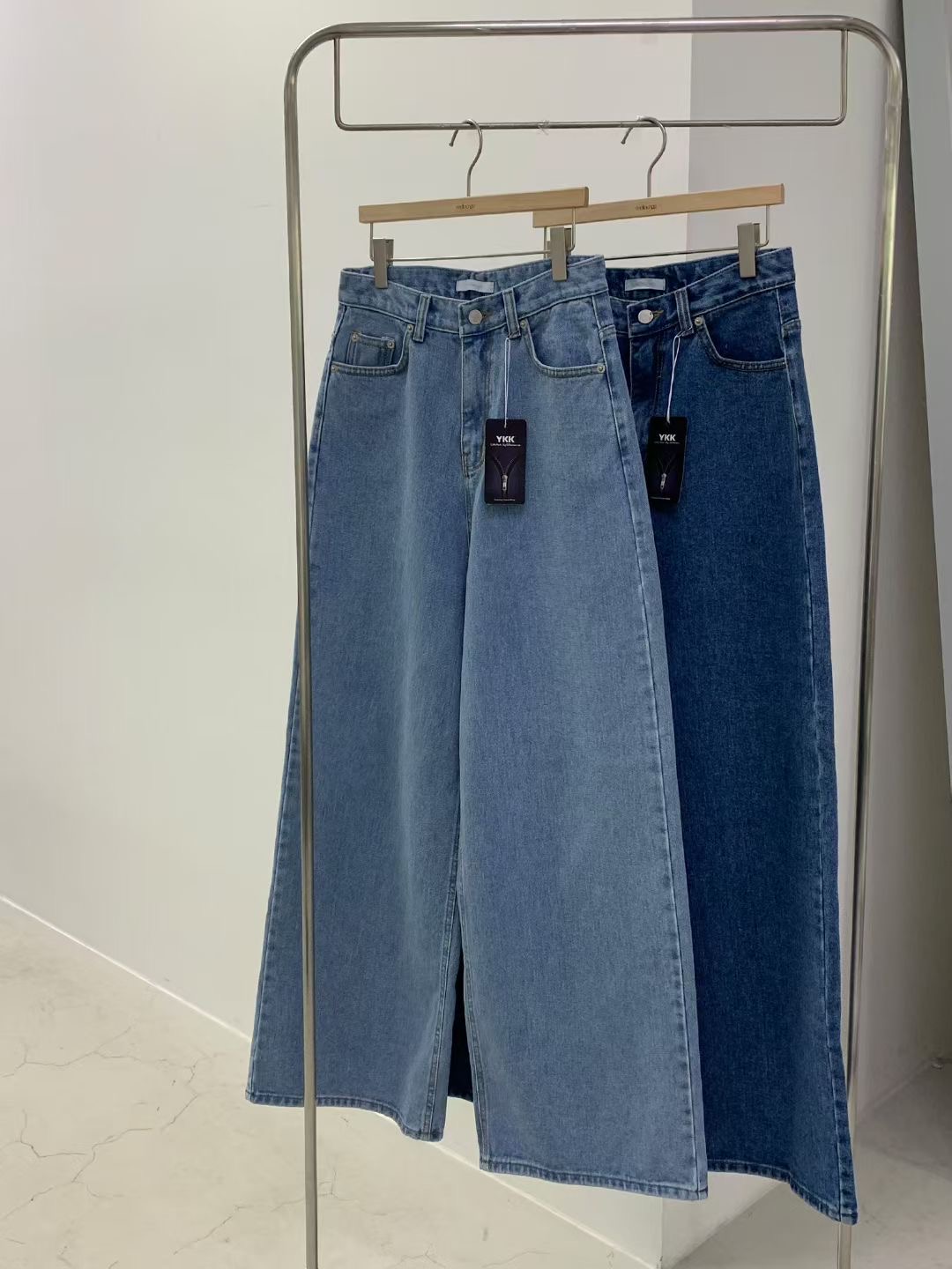 MELLOUNGE-멜라운지-T韓國代購女裝新品推薦休閑牛仔褲MELLOUNGE-2件起牛仔褲