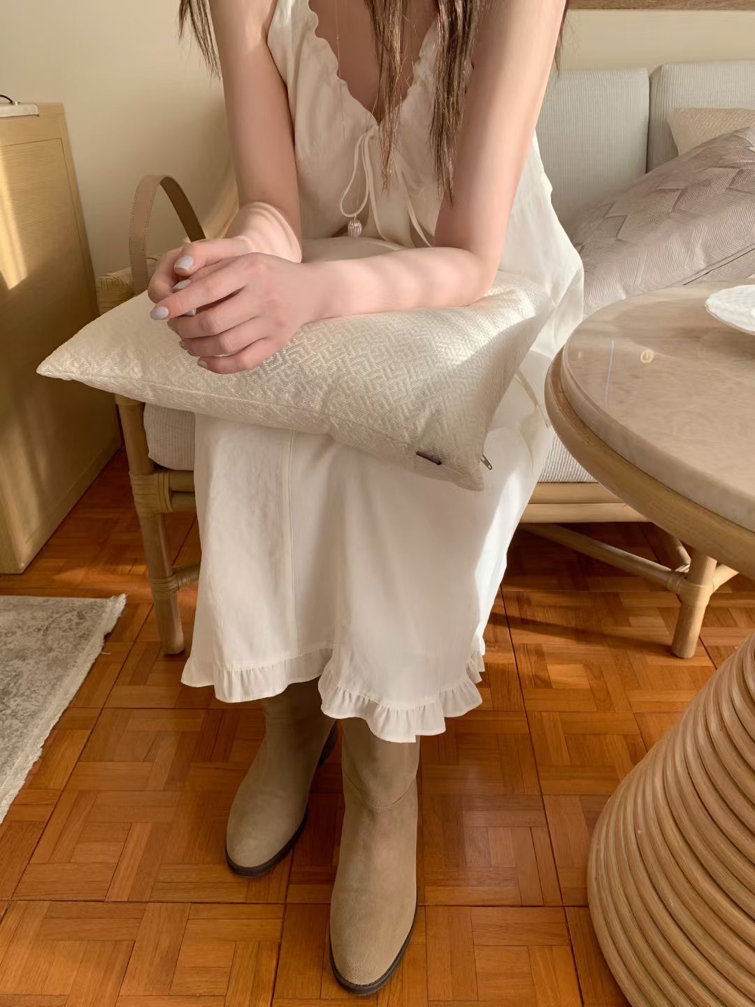 MELLOUNGE-멜라운지-T韓國東大門代購女裝新品26春夏連衣裙MELLOUNGE-2件起連衣裙