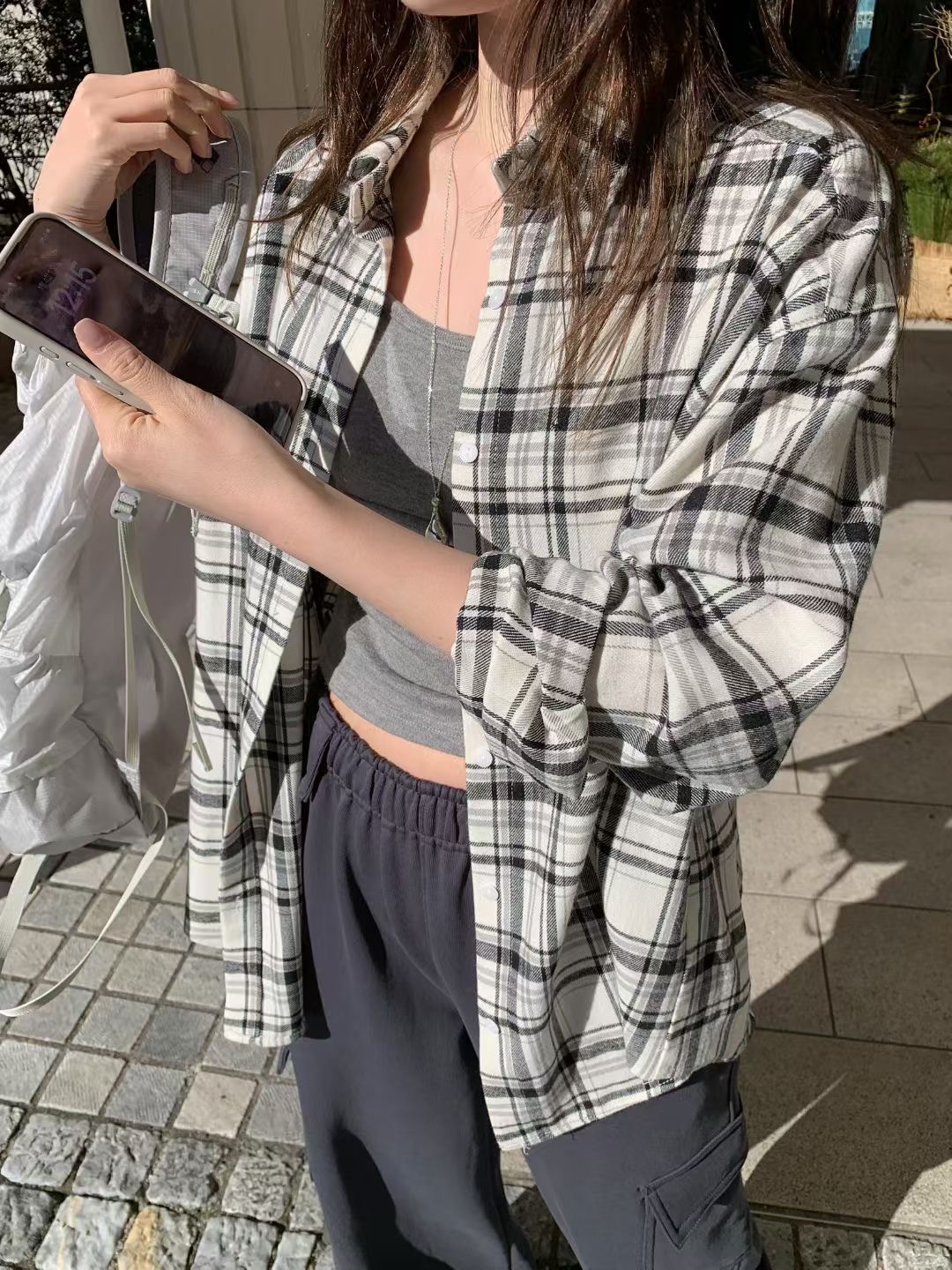 MELLOUNGE-멜라운지-T韓國代購女裝新款推薦襯衫蕾絲衫MELLOUNGE-2件起襯衫/蕾絲衫圖色3