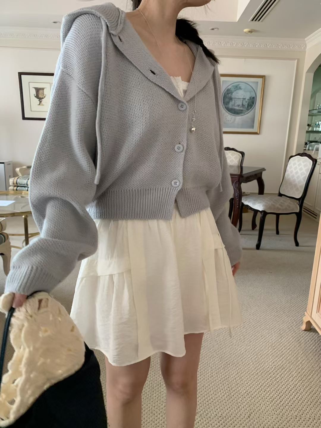 MELLOUNGE-멜라운지-T韓國直郵女裝新品人氣休閑針織衫MELLOUNGE-2件起針織衫