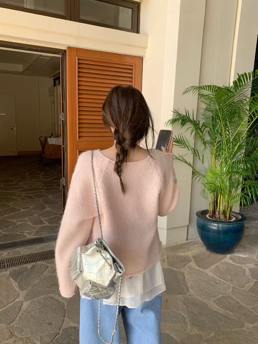 MELLOUNGE-멜라운지-T韓國代購女裝新款職業熱賣針織衫MELLOUNGE-2件起針織衫