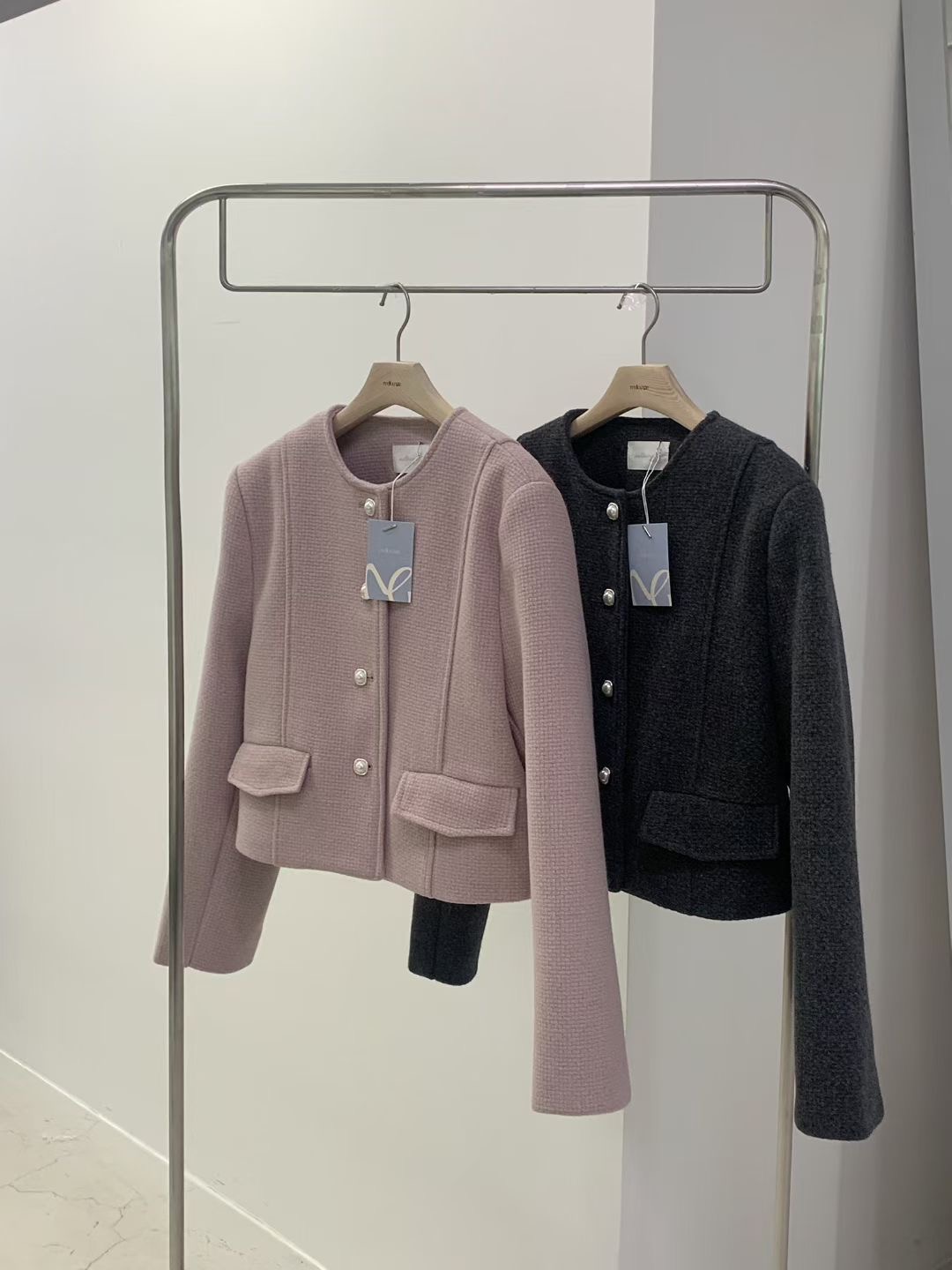 MELLOUNGE-멜라운지-T韓國代購女士新款時尚職業熱賣夾克MELLOUNGE-2件起夾克