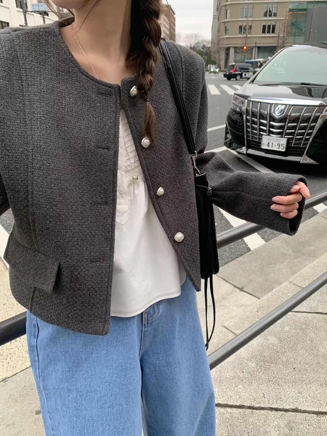 MELLOUNGE-멜라운지-T韓國代購女士新款時尚職業熱賣夾克MELLOUNGE-2件起夾克