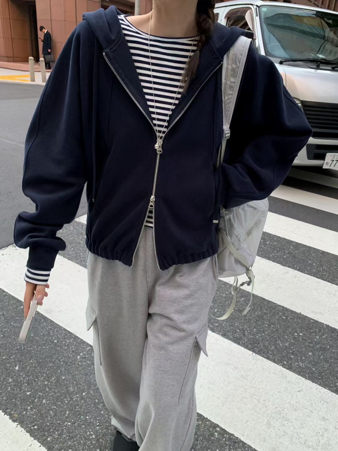 MELLOUNGE-멜라운지-T韓國直郵實拍女士新品休閑推薦夾克MELLOUNGE-2件起夾克圖色2