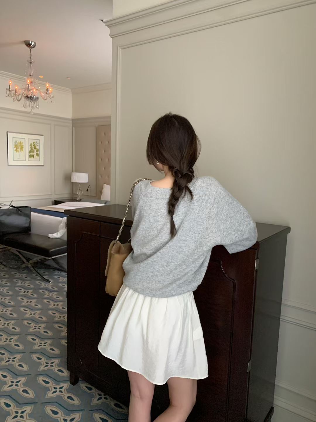 MELLOUNGE-멜라운지-T韓國東大門直郵女士新品時尚短裙MELLOUNGE-2件起短裙