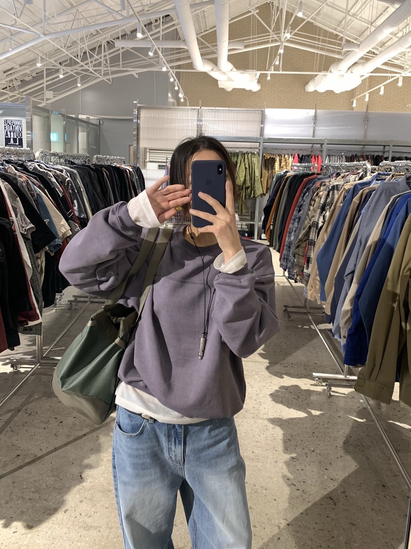 ROMANTICIZE韓國直郵女裝新品26春夏時尚職業休閑衛衣圓領ROMANTICIZE衛衣