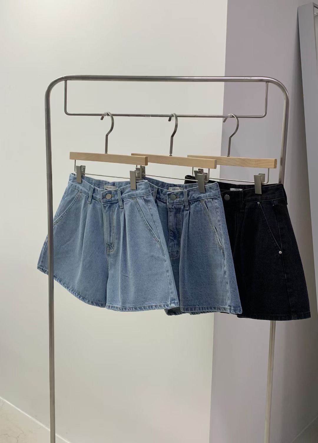 MELLOUNGE-멜라운지-T韓國東大門直郵女裝新款職業短褲MELLOUNGE-2件起短褲圖色3左三色