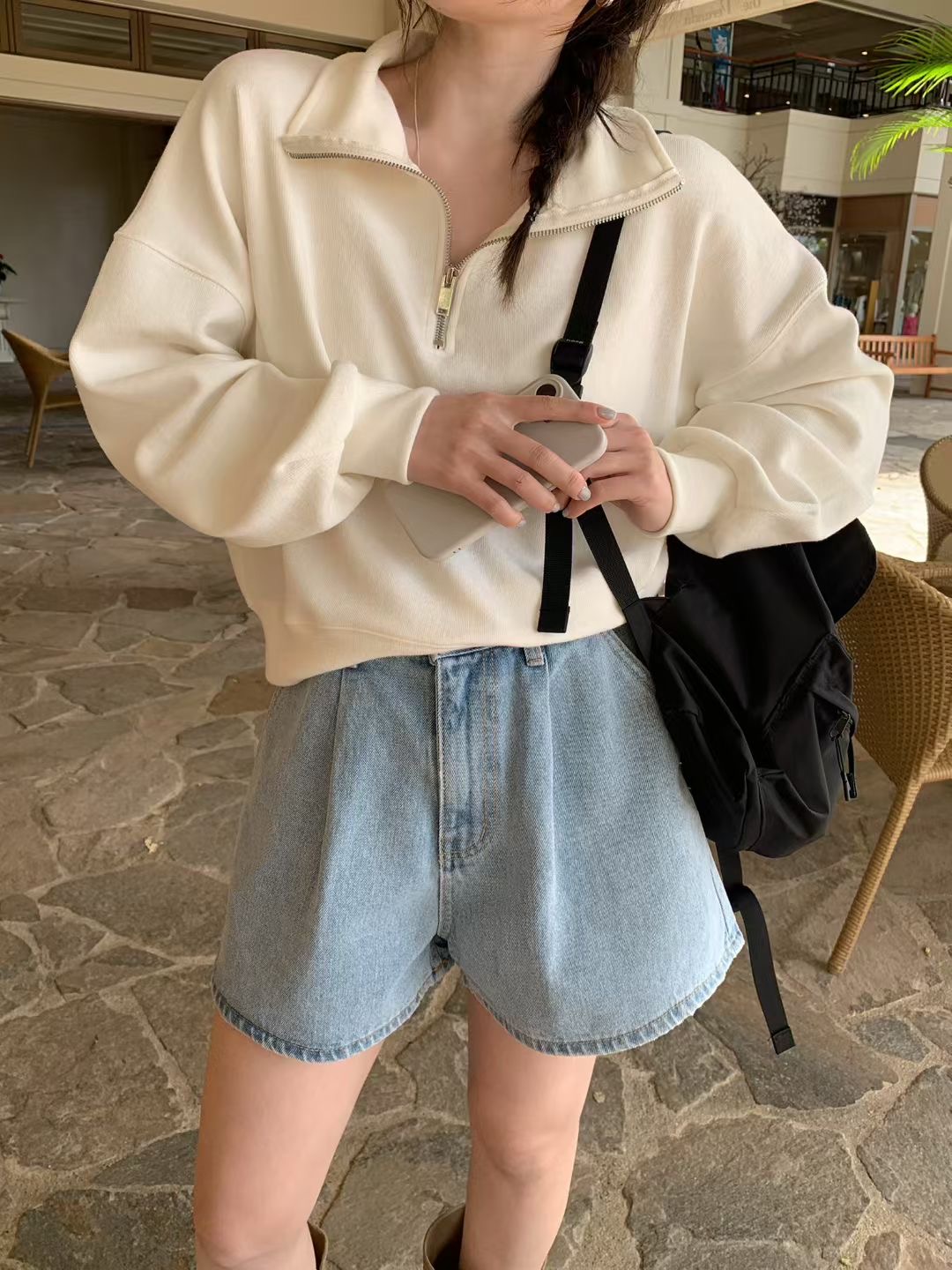 MELLOUNGE-멜라운지-T韓國直郵實拍女裝新品職業熱賣衛衣MELLOUNGE-2件起衛衣